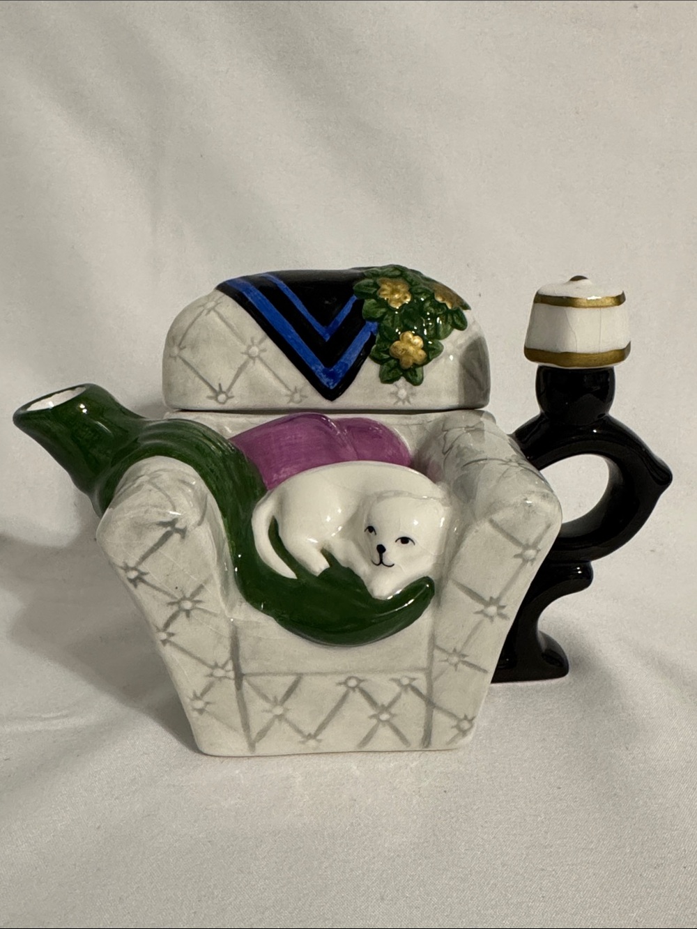 Houston Harvest Cat Kitten Cozy Teapot - Vintage